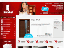 Tablet Screenshot of drzwi.pl